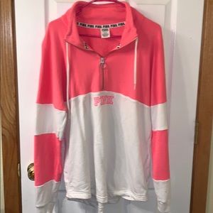 Victoria’s Secret pink quarter zip